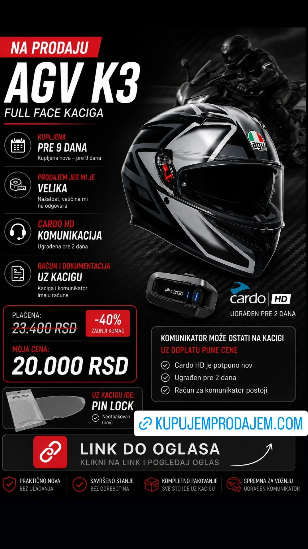 Kacige Agv K3